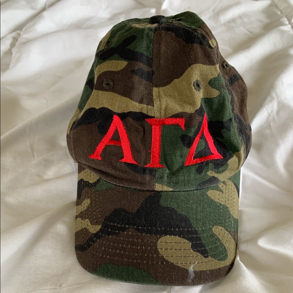Alpha Gamma Delta camp hat